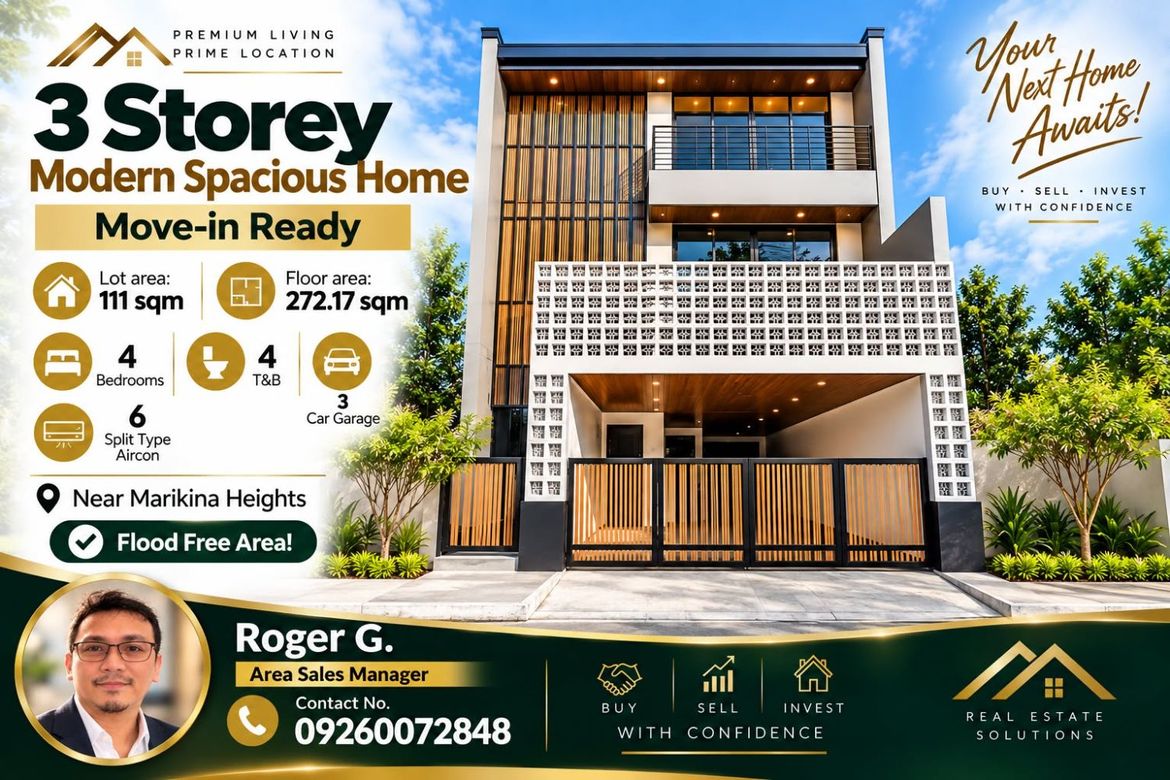 4 Bedroom House for Sale in Fortune, Marikina, Metro Manila