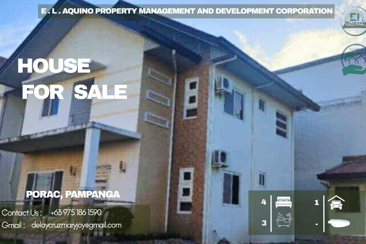 4 Bedroom House for Sale in Manibaug Paralaya, Porac, Pampanga