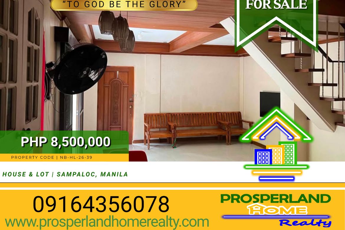 4 Bedroom House for Sale in Manila, Metro Manila near LRT-2 Legarda
