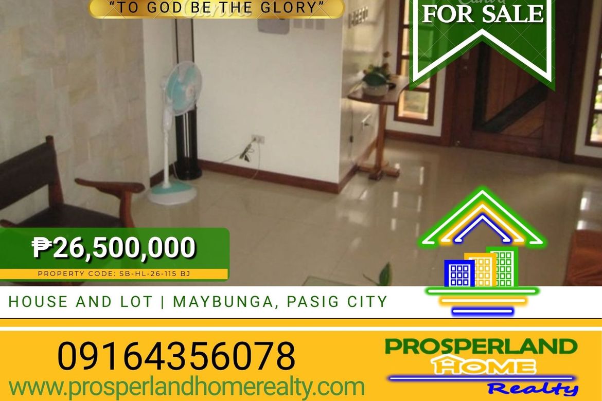 4 Bedroom House for Sale in Maybunga, Pasig, Metro Manila