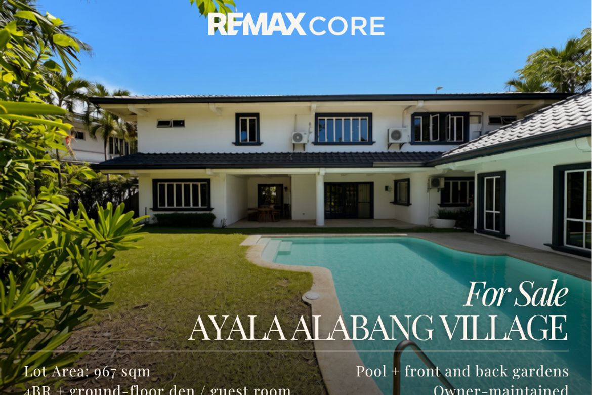 4 Bedroom House for Sale in New Alabang Village, Muntinlupa, Metro Manila