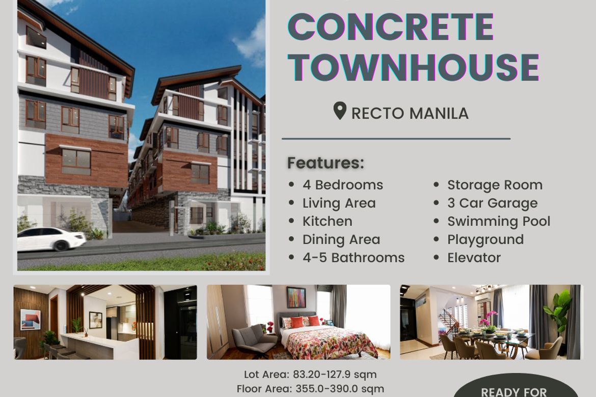 4 Bedroom House for Sale in Quiapo, Manila, Metro Manila near LRT-2 Legarda