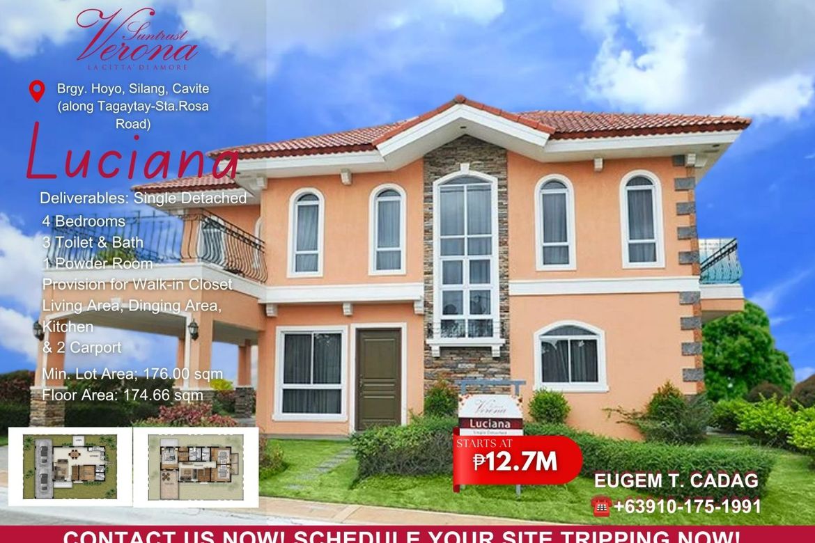 4 Bedroom House for Sale in Suntrust Verona, Lumil, Silang, Cavite