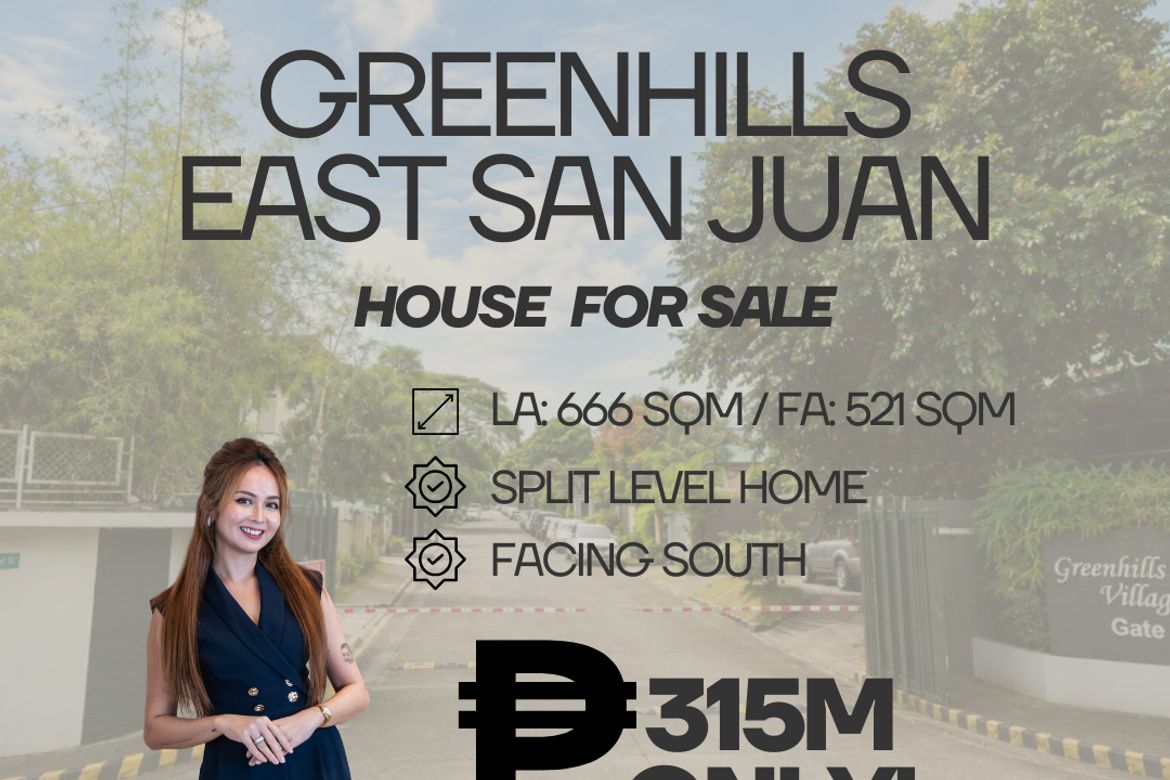4 Bedroom House for Sale in Wack-Wack Greenhills, Mandaluyong, Metro Manila near MRT-3 Santolan