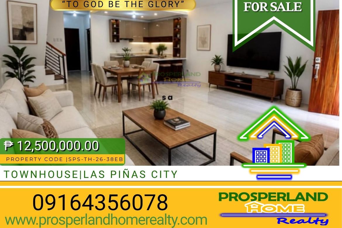 4 Bedroom Townhouse for Sale in Pamplona Dos, Las Piñas, Metro Manila