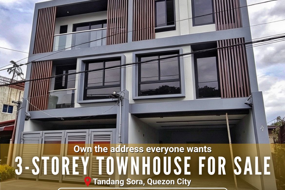 4 Bedroom Townhouse for Sale in Tandang Sora, Quezon City, Metro Manila