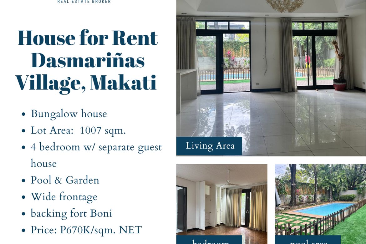 4 Bedroom Villa for Sale in Dasmariñas North, Makati, Metro Manila near MRT-3 Magallanes – photo 2
