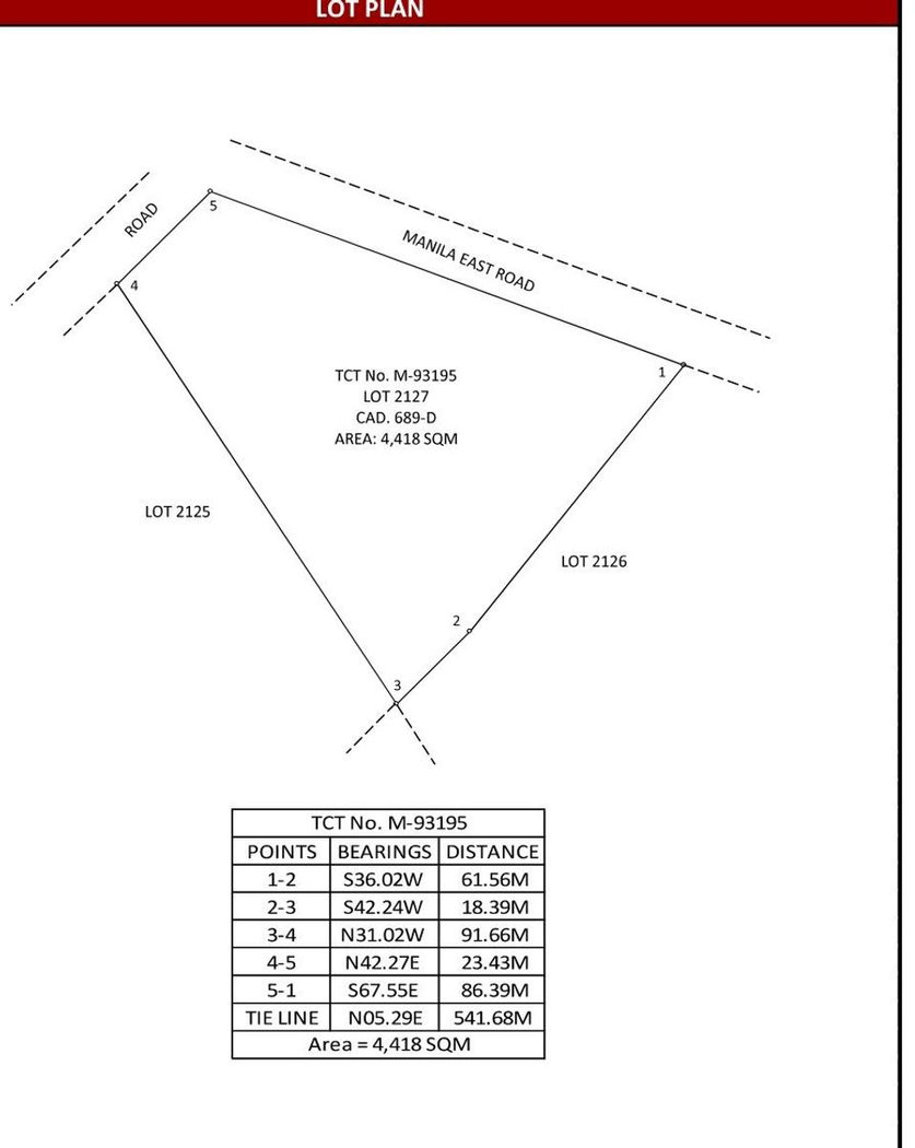 4,418 SQM Commercial Corner Lot for Sale along Manila East Road, San Juan, Baras, Rizal – photo 7