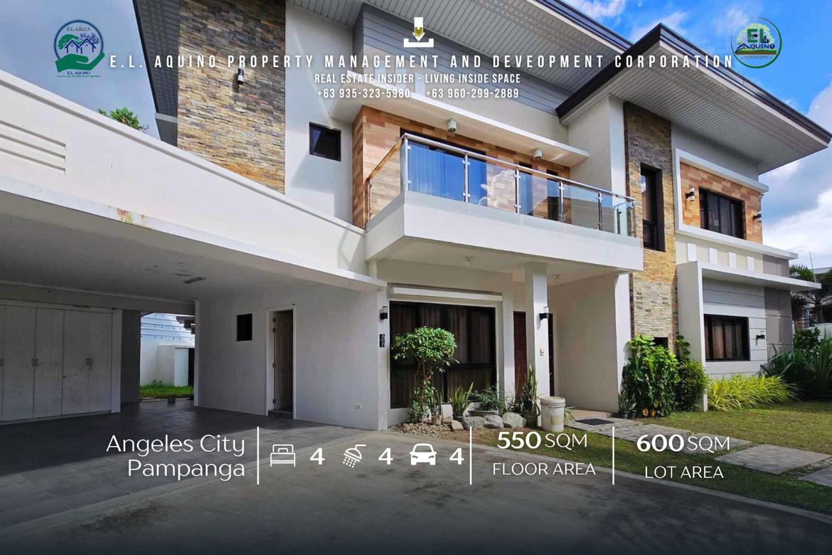 5 Bedroom House for Rent in Amsic, Angeles, Pampanga