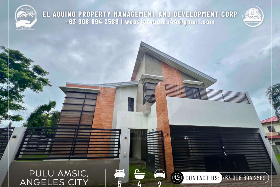 5 Bedroom House for Rent in Amsic, Angeles, Pampanga