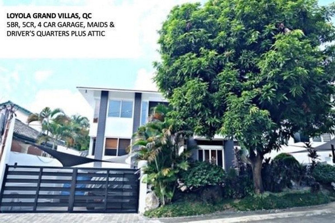 5 Bedroom House for Rent in LOYOLA GRAND VILLAS, Ramon Magsaysay, Quezon City, Metro Manila near LRT-1 Roosevelt