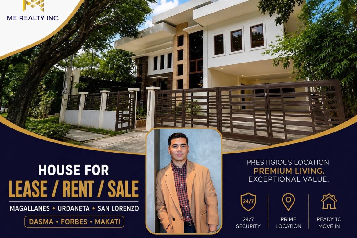 5 Bedroom House for Rent in Magallanes Village, Magallanes, Makati, Metro Manila near MRT-3 Magallanes