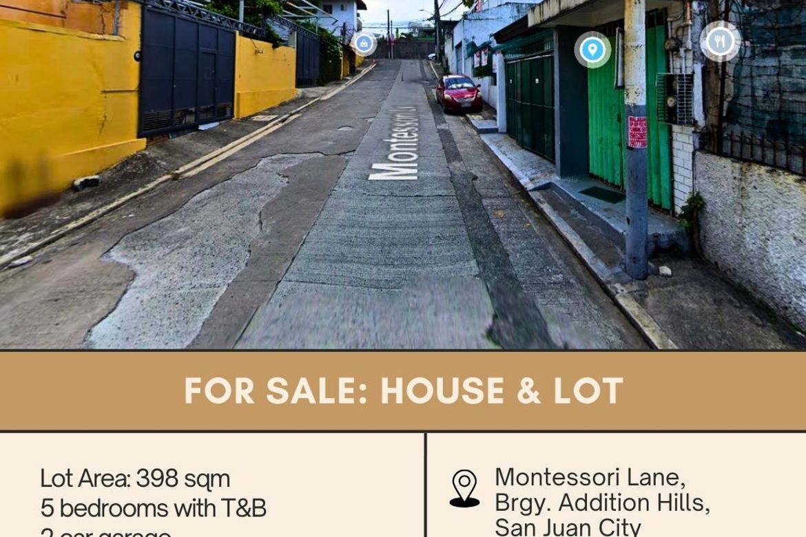 5 Bedroom House for Sale in Addition Hills, San Juan, Metro Manila