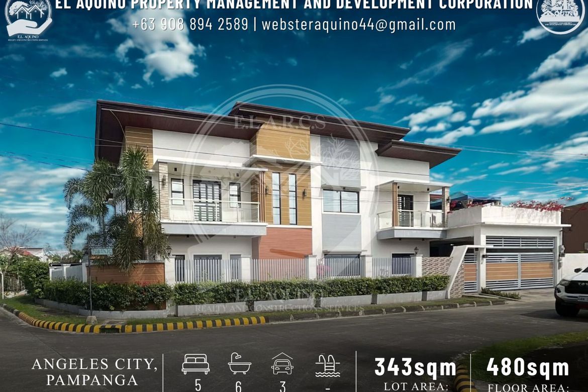 5 Bedroom House for Sale in Calibutbut, Bacolor, Pampanga