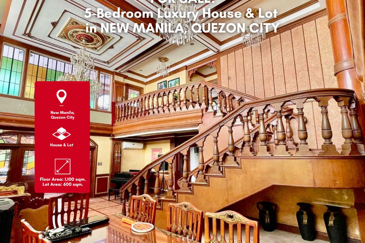 5 Bedroom House for Sale in Mariana, Quezon City, Metro Manila near LRT-2 Gilmore