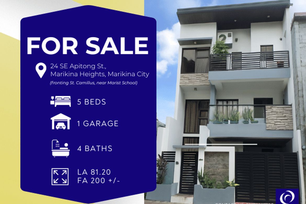 5 Bedroom House for Sale in Marikina Heights, Marikina, Metro Manila
