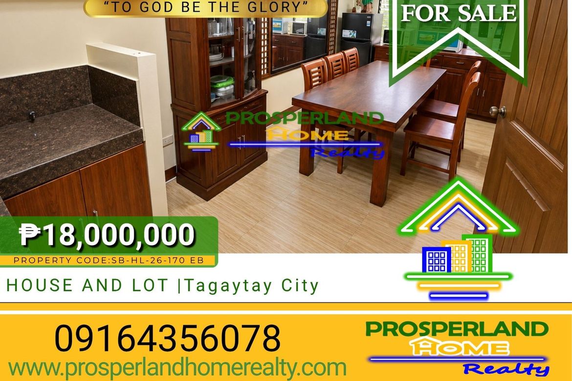 5 Bedroom House for Sale in San Jose, Tagaytay, Cavite