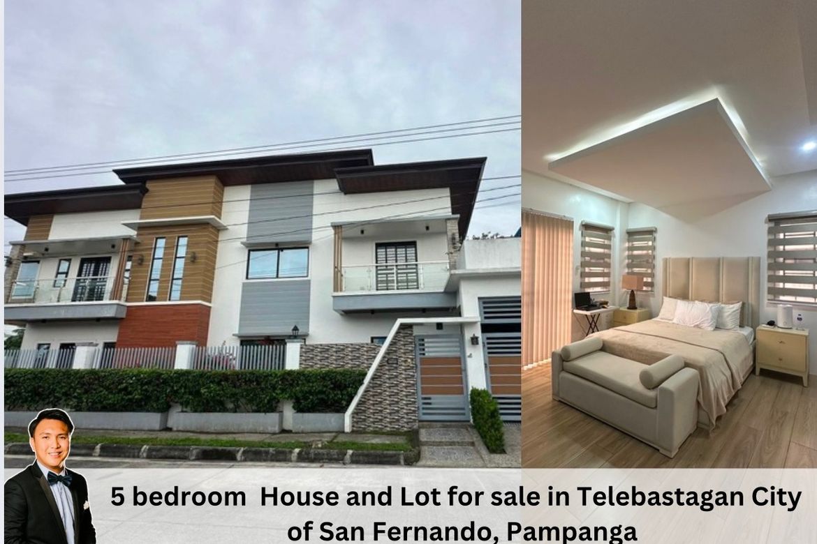 5 Bedroom House for Sale in Telabastagan, San Fernando, Pampanga