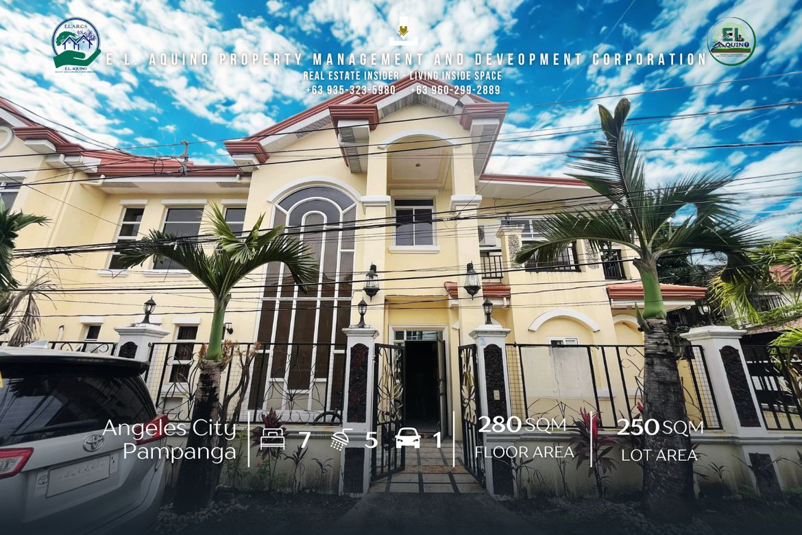 7 Bedroom House for Rent in Anunas, Angeles, Pampanga