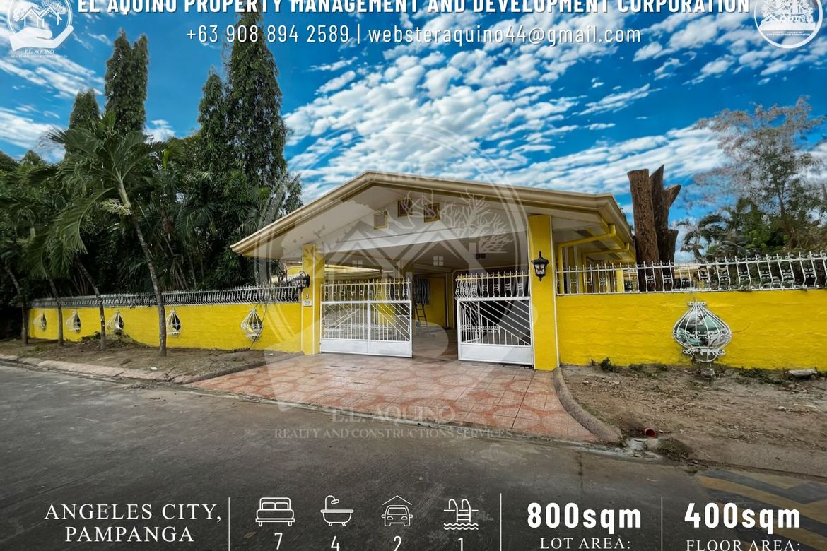 7 Bedroom House for Sale in Cutcut, Angeles, Pampanga