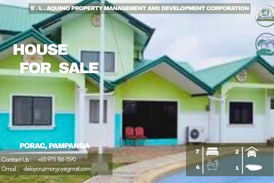 7 Bedroom House for Sale in Manibaug Paralaya, Porac, Pampanga