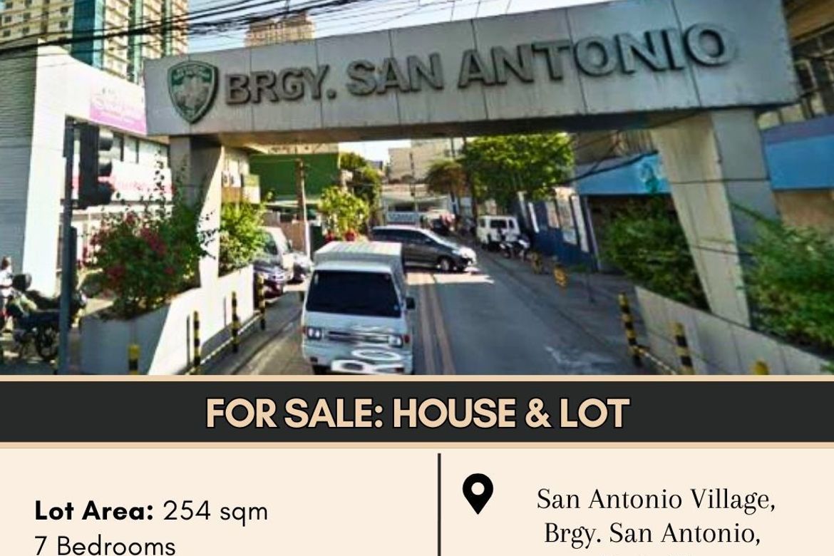 7 Bedroom House for Sale in San Antonio, Pasig, Metro Manila near MRT-3 Shaw Boulevard