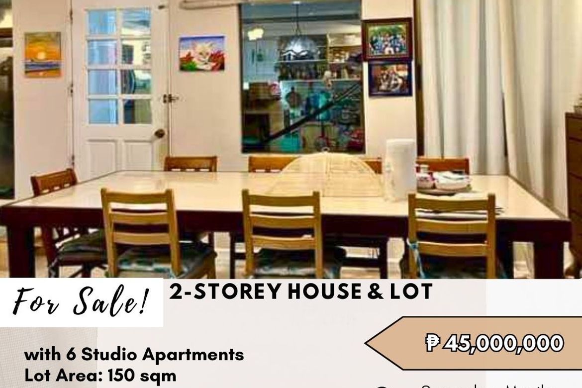7 Bedroom House for Sale in Studio A, Manila, Metro Manila near LRT-2 Legarda