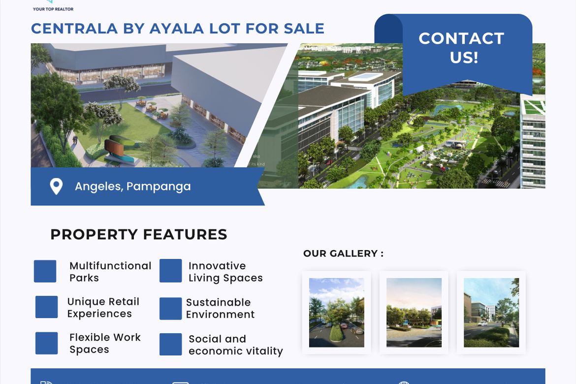 Commercial for Sale in Centrala by Ayala Land, Santo Cristo, Angeles, Pampanga