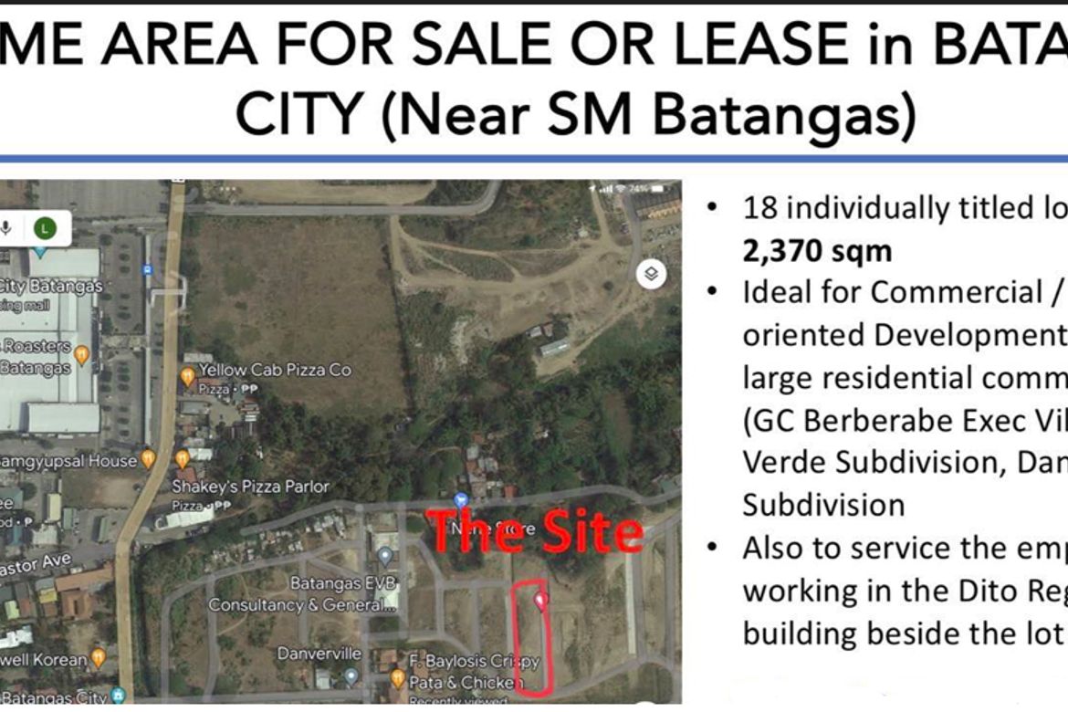 Commercial for Sale in Sico, Lipa, Batangas