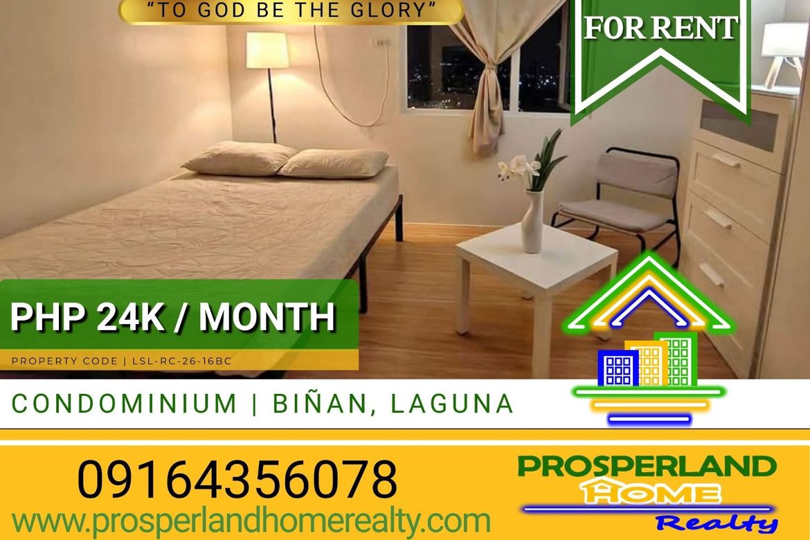 Condo for Rent in Zapote, Biñan, Laguna