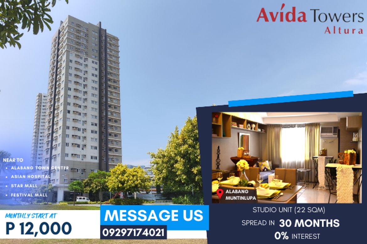 Condo for Sale in Alabang, Muntinlupa, Metro Manila