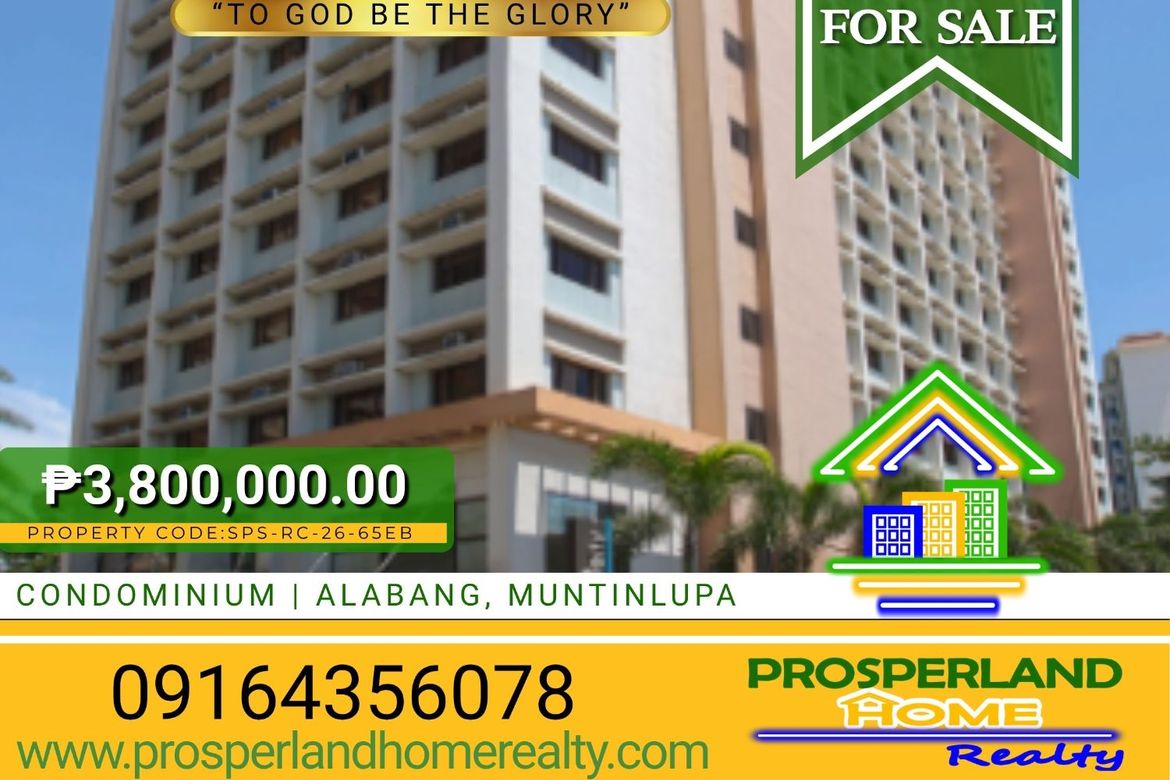 Condo for Sale in Alabang, Muntinlupa, Metro Manila