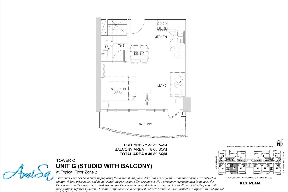 Condo for Sale in AmiSa Private Residences, Punta Engaño, Lapu-Lapu, Cebu – photo 8