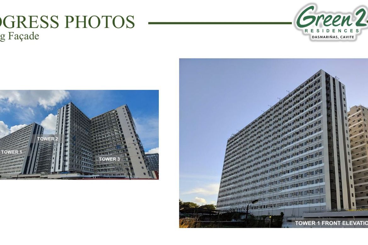 Condo for Sale in Green 2 Residences, Burol, Dasmariñas, Cavite