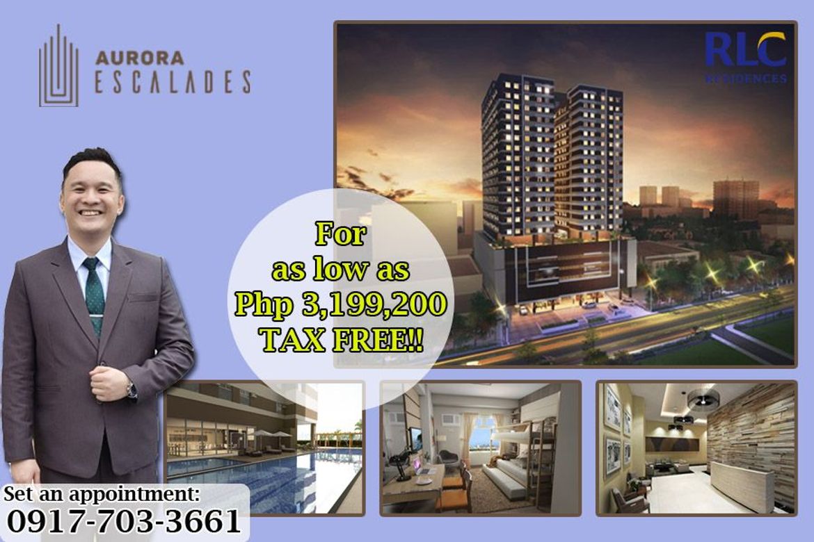 Condo for Sale in San Roque, Quezon City, Metro Manila near LRT-2 Anonas