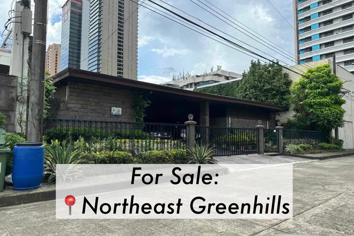House for Sale in Greenhills, San Juan, Metro Manila near MRT-3 Santolan