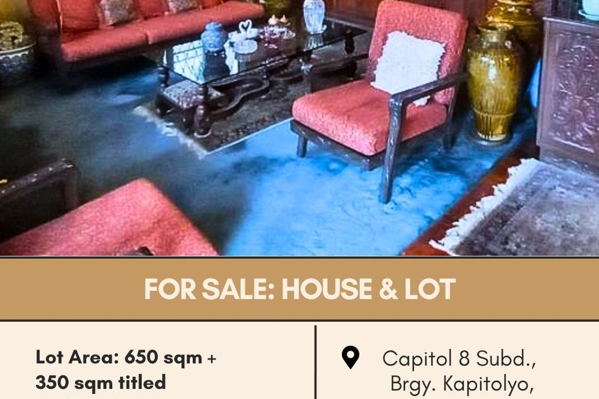 House for Sale in Kapitolyo, Pasig, Metro Manila