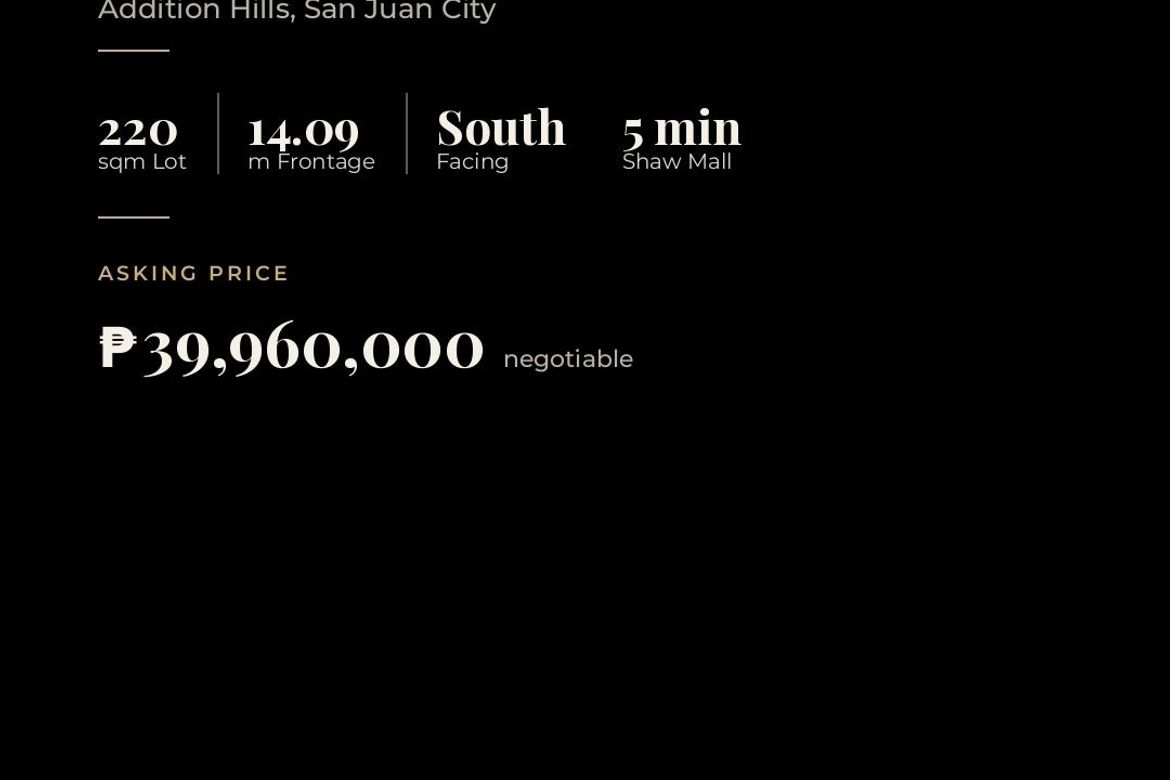 Land for Sale in Addition Hills, San Juan, Metro Manila – photo 7