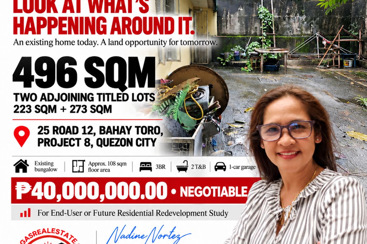 Land for Sale in Bahay Toro, Quezon City, Metro Manila near LRT-1 Roosevelt
