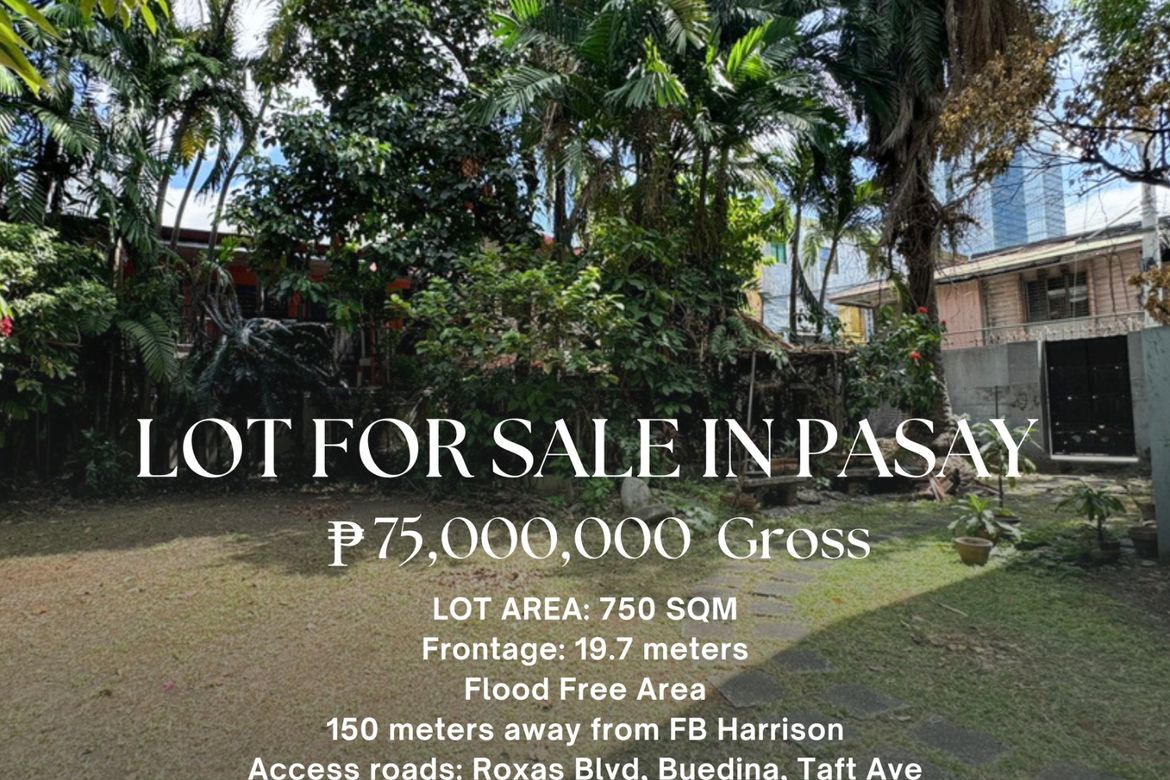 Land for Sale in Barangay 97, Pasay, Metro Manila near MRT-3 Taft Avenue