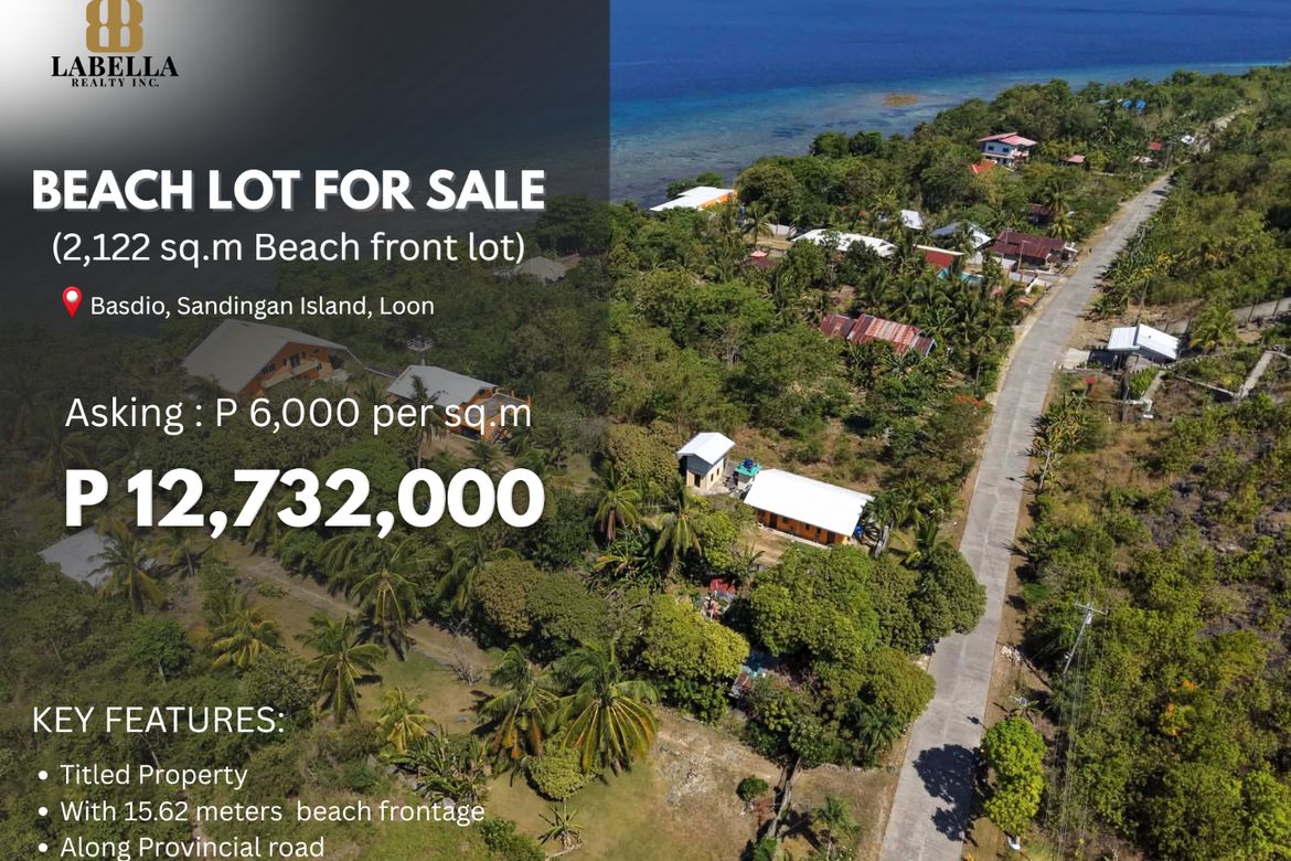 Land for Sale in Basdio, Loon, Bohol