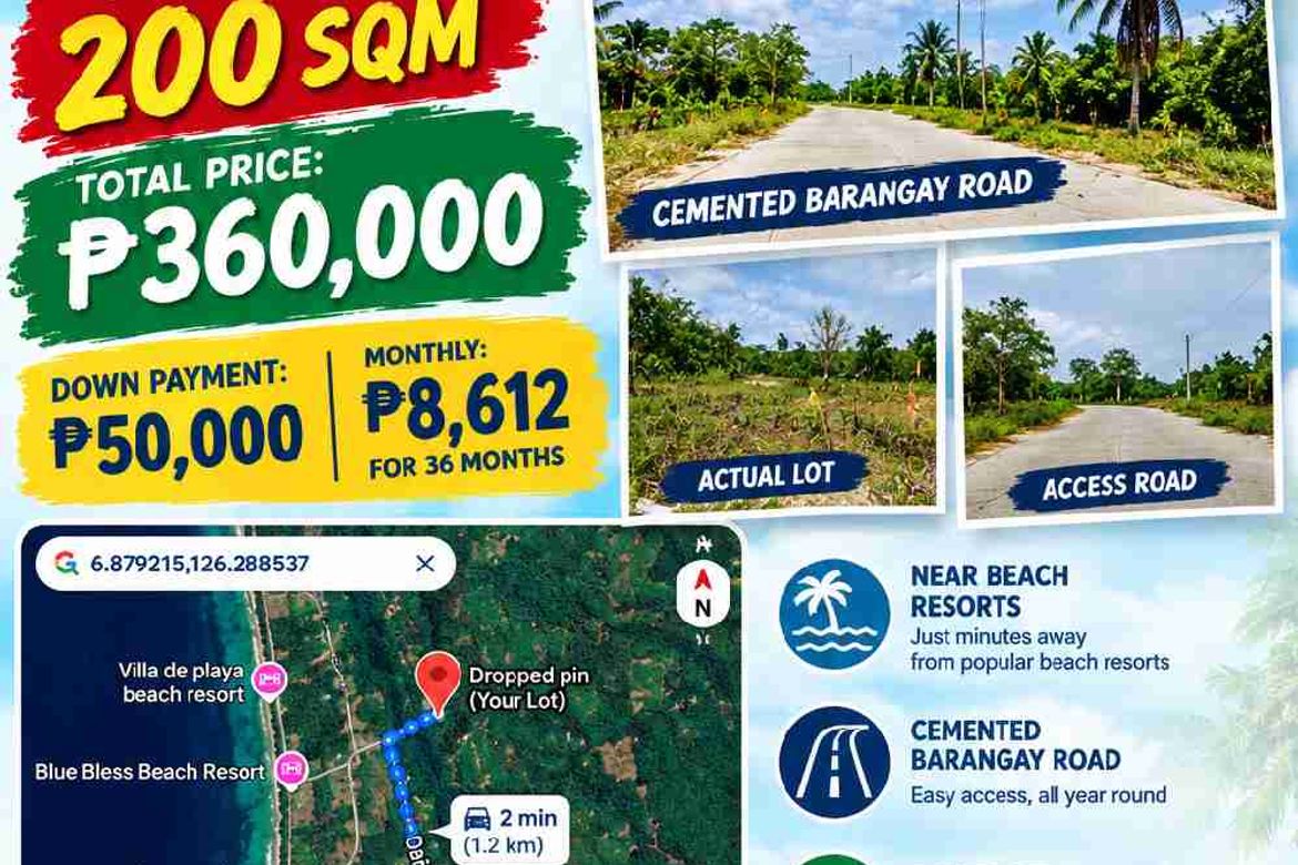 Land for Sale in Bobon, Mati, Davao Oriental – photo 2