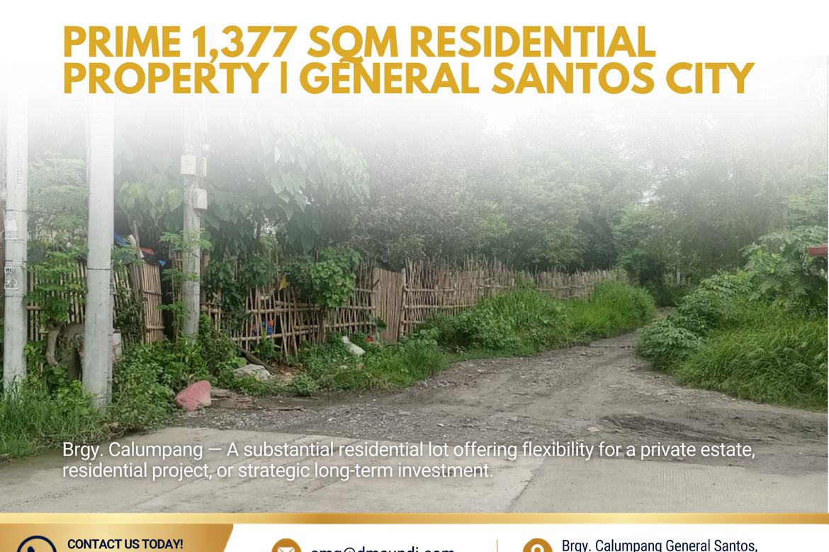 Land for Sale in Calumpang, General Santos, South Cotabato