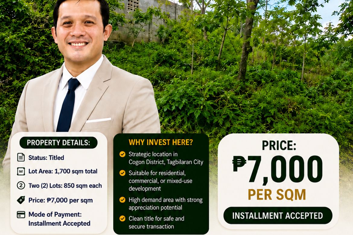 Land for Sale in Cogon, Tagbilaran, Bohol – photo 2