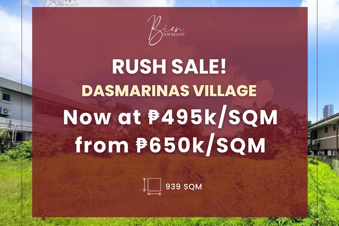 Land for Sale in Dasmariñas Village, Dasmariñas North, Makati, Metro Manila near MRT-3 Magallanes