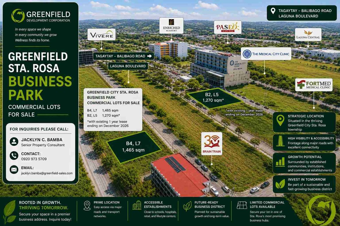 Land for Sale in Don Jose, Santa Rosa, Laguna
