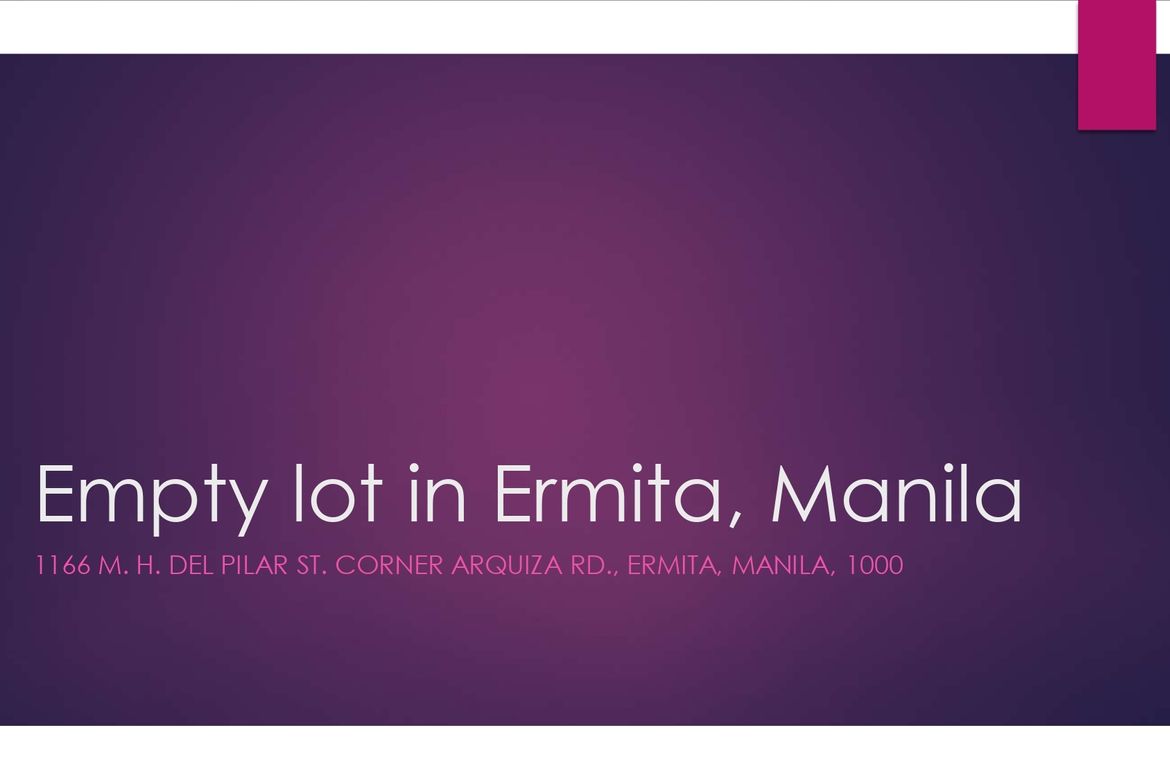 Land for Sale in Ermita, Manila, Metro Manila near LRT-1 United Nations – photo 3