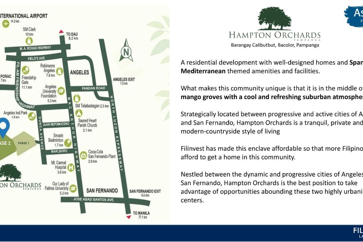 Land for Sale in Hampton Orchards, Calibutbut, Bacolor, Pampanga – photo 2