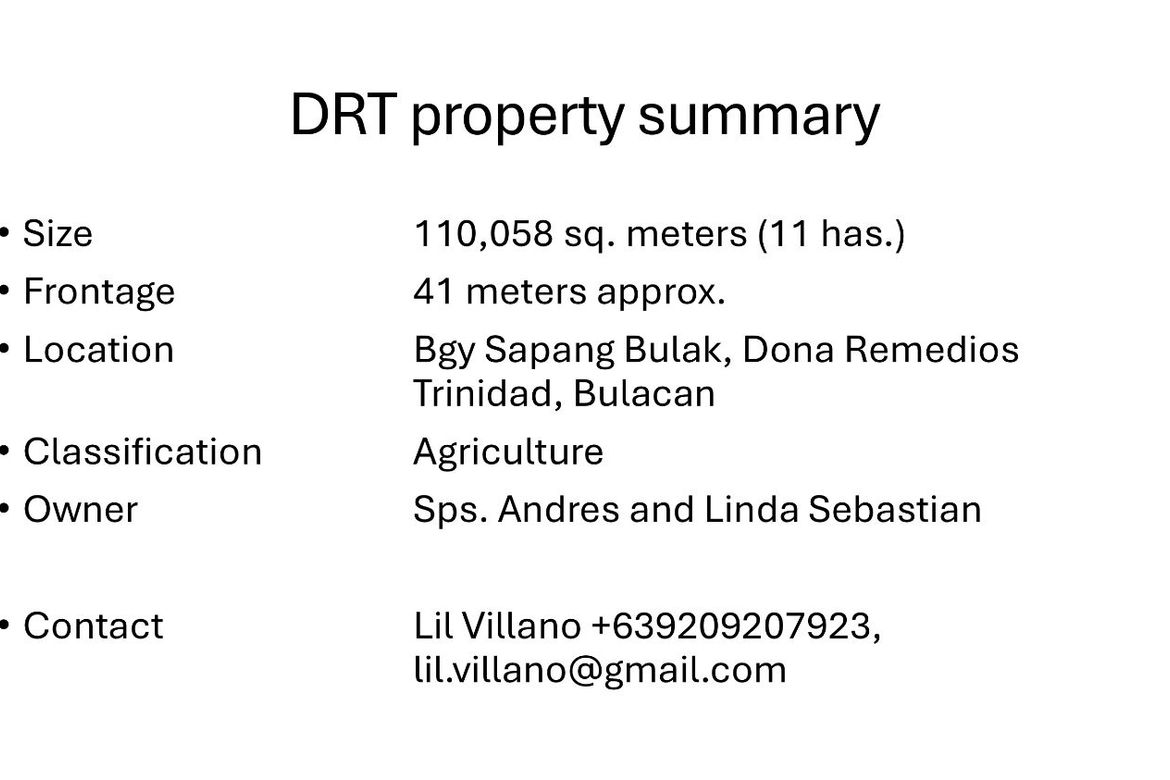 Land for Sale in Kalawakan, Doña Remedios Trinidad, Bulacan – photo 2
