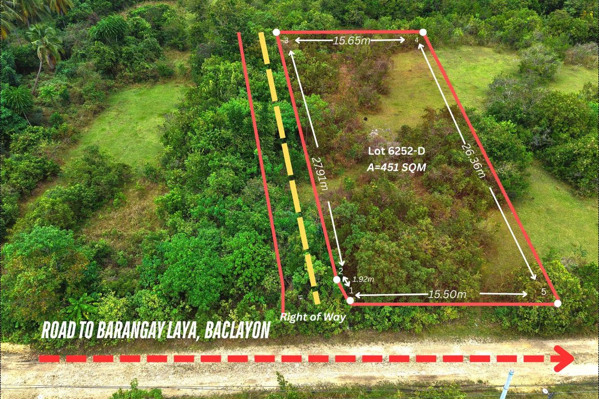 Land for Sale in Laya, Baclayon, Bohol